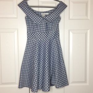 Y apparel U.S.A. retro polka dot dress